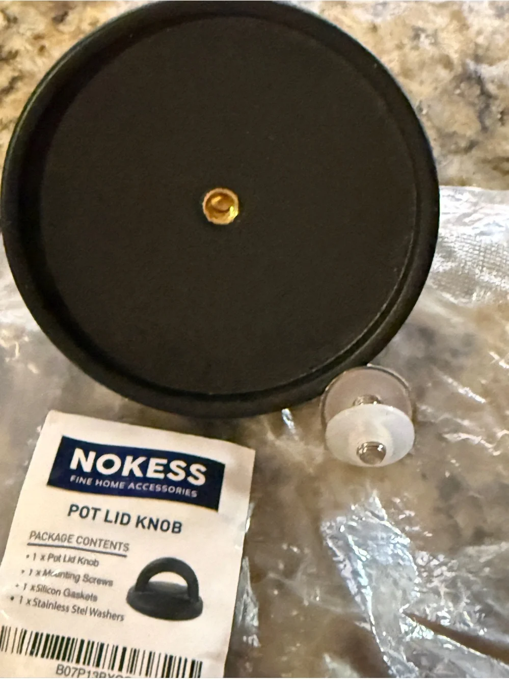 Universal Pot lid handle - pot lid knob replacement,  Nokess fine home acc., New